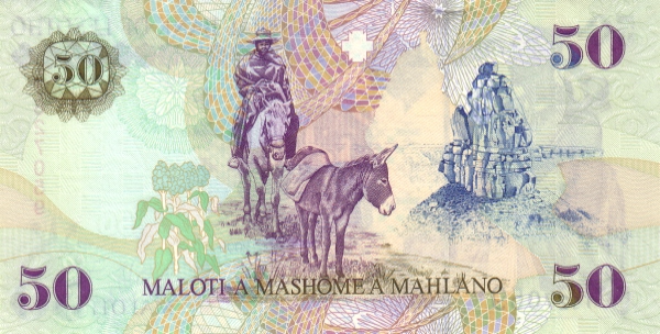 P17e Lesotho - 50 Maloti (2009)